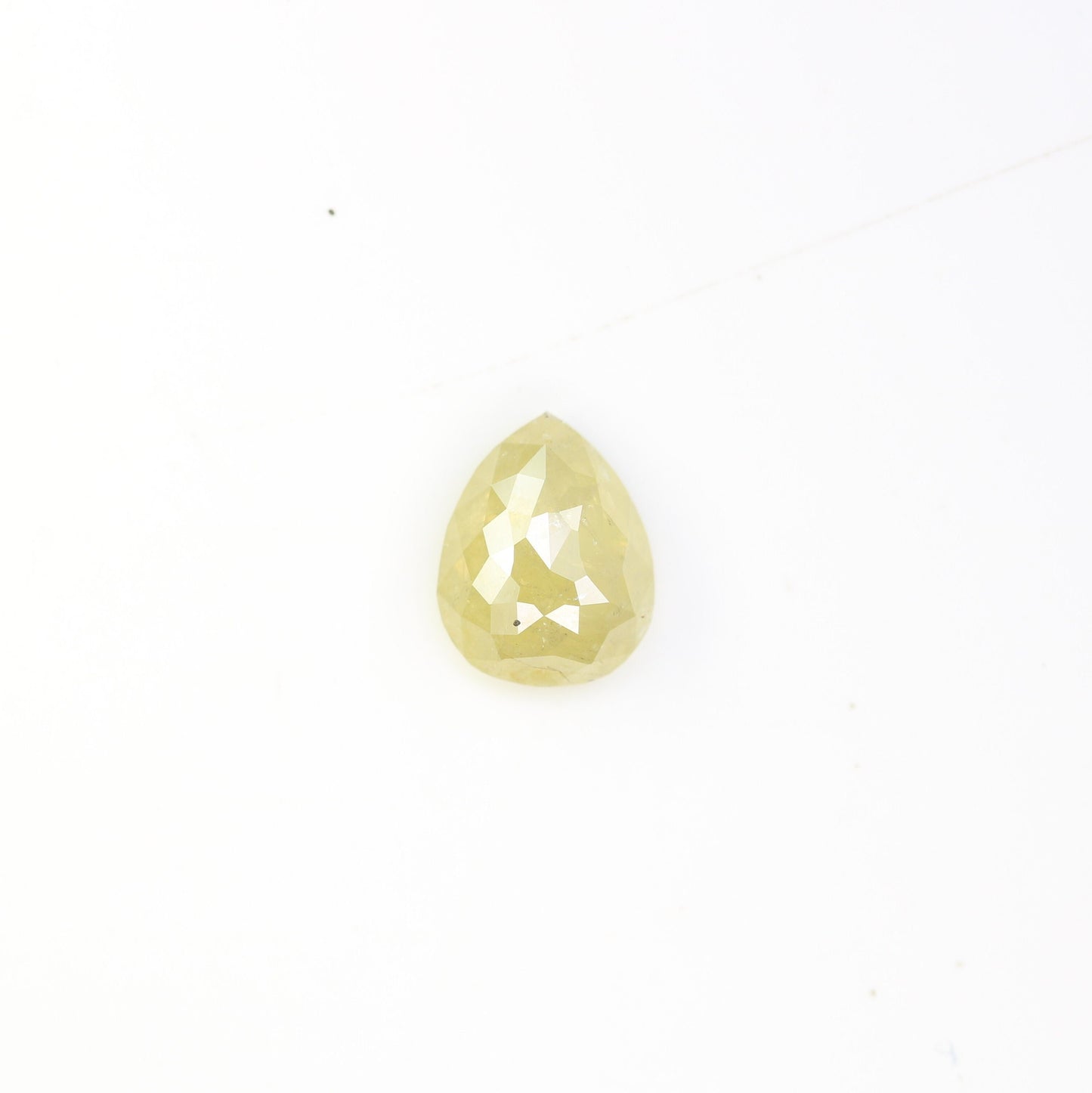 1.92 CT Yellow Pear Shape Diamond For Engagement RingFor Gold Ring Diamonds