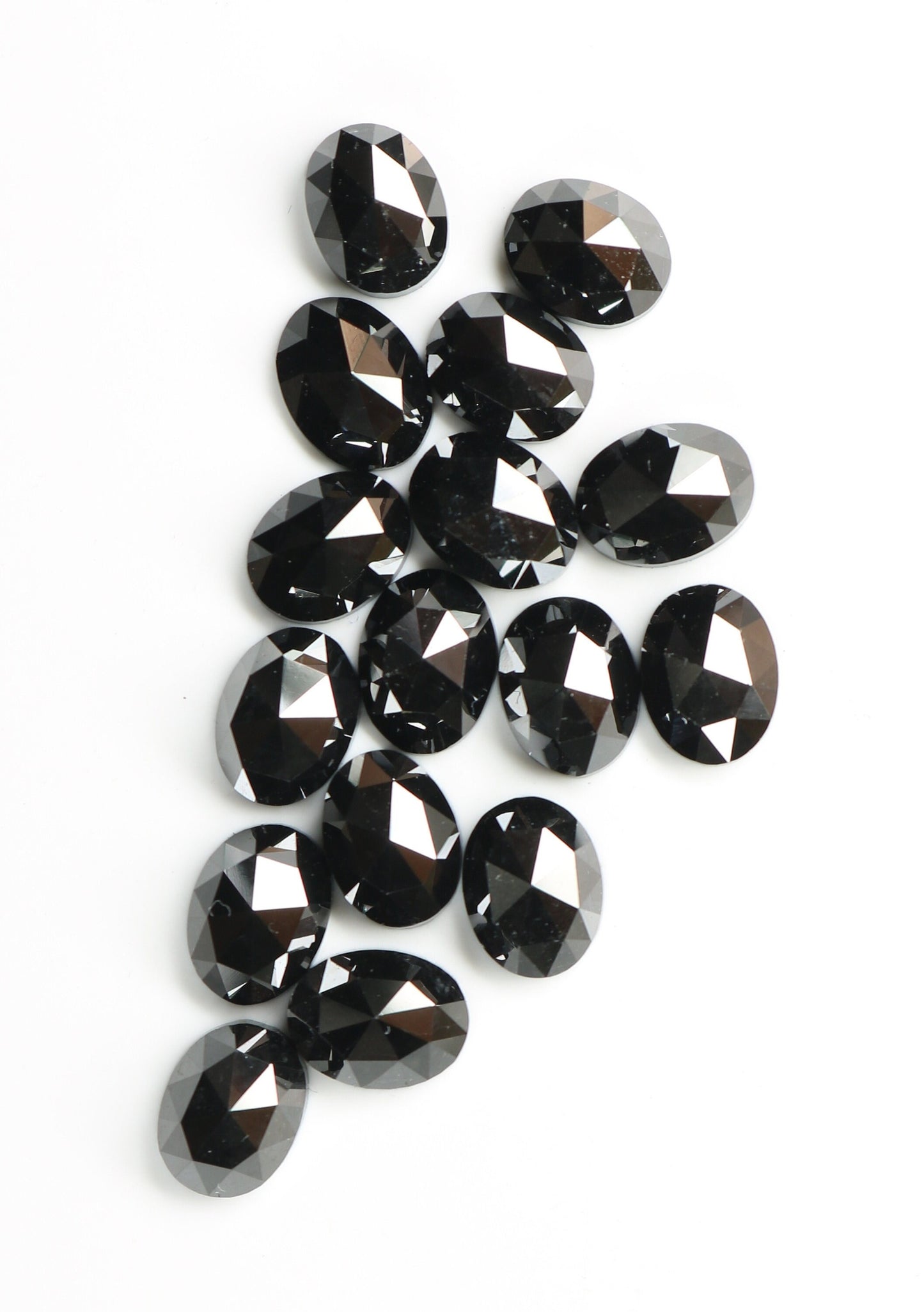 Natural Loose Oval Cut Black Diamond | Wholesale Gemstone for Jewelry Making | Earrings, Necklaces, Rings