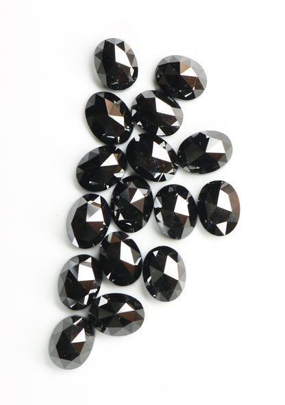 Natural Loose Oval Cut Black Diamond | Wholesale Gemstone for Jewelry Making | Earrings, Necklaces, Rings