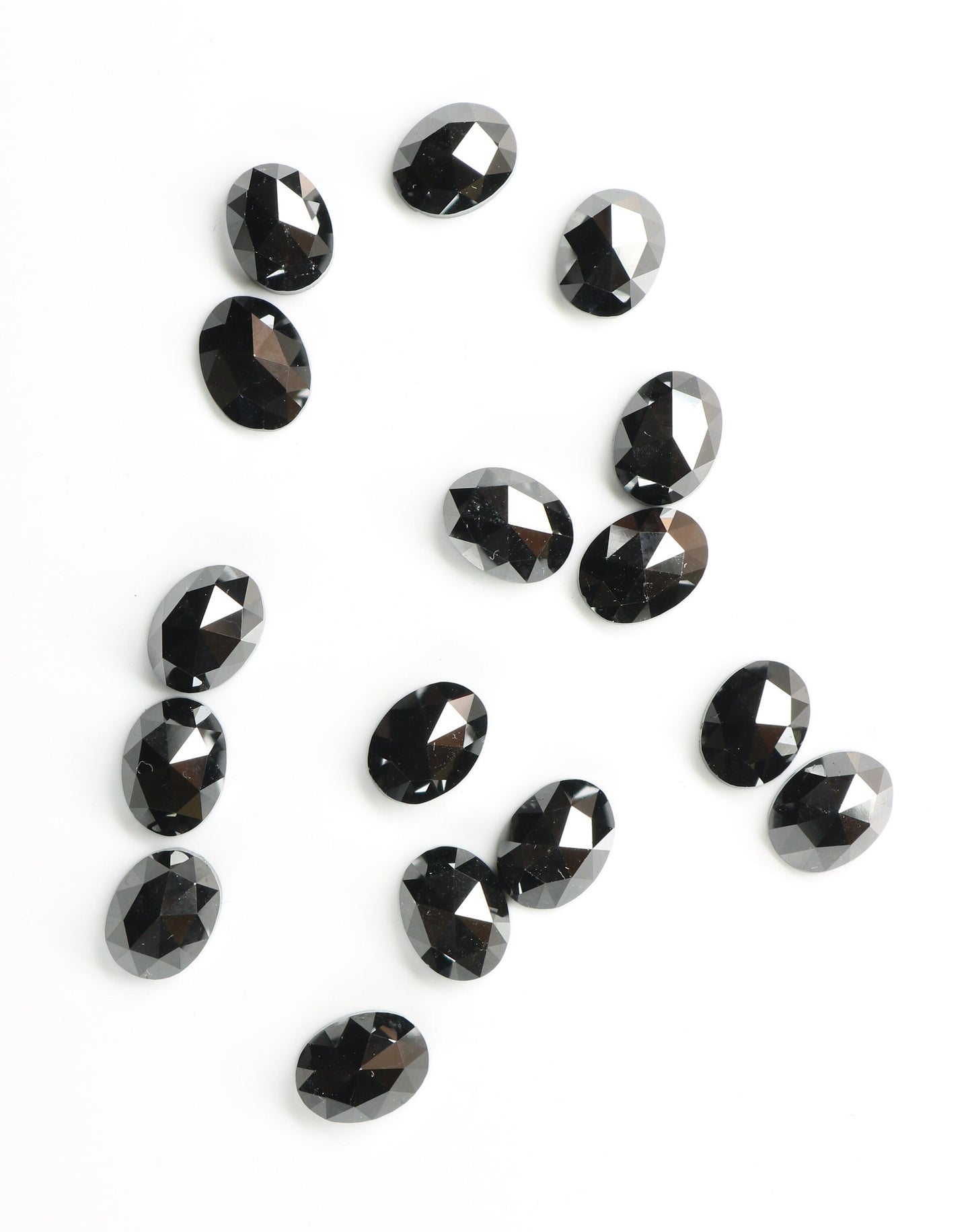 Natural Loose Oval Cut Black Diamond | Wholesale Gemstone for Jewelry Making | Earrings, Necklaces, Rings