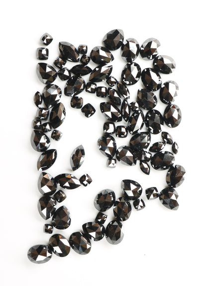 Natural Loose Oval Cut Black Diamond | Wholesale Gemstone for Jewelry Making | Earrings, Necklaces, Rings