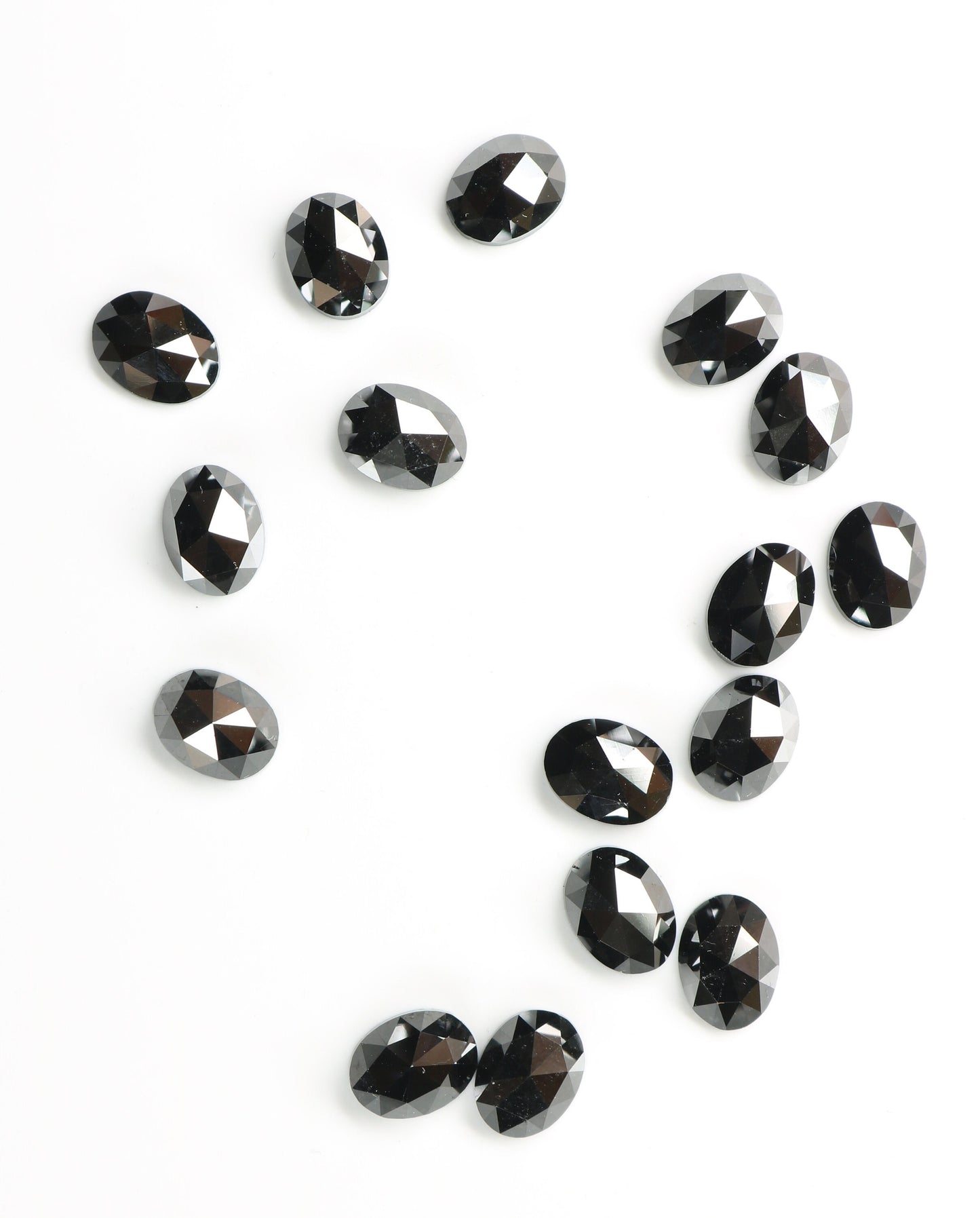 Natural Loose Oval Cut Black Diamond | Wholesale Gemstone for Jewelry Making | Earrings, Necklaces, Rings