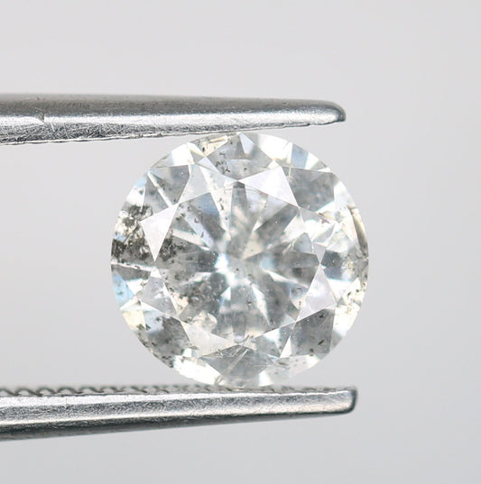 0.93 CT White Round Loose Rustic Diamond for Engagement Rings | Wedding Jewelry | Perfect Gift for Girlfriend or Wife