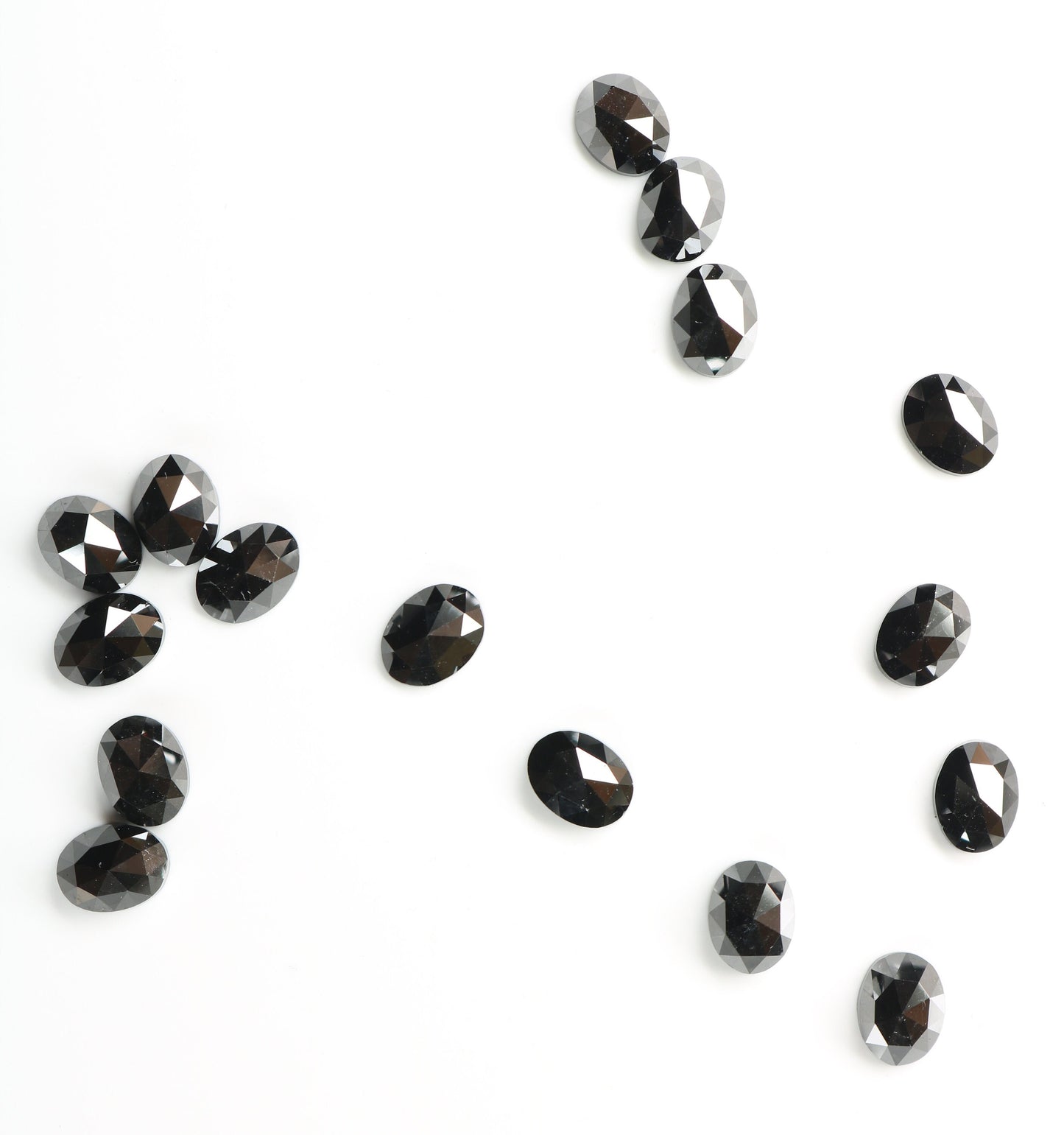 Natural Loose Oval Cut Black Diamond | Wholesale Gemstone for Jewelry Making | Earrings, Necklaces, Rings