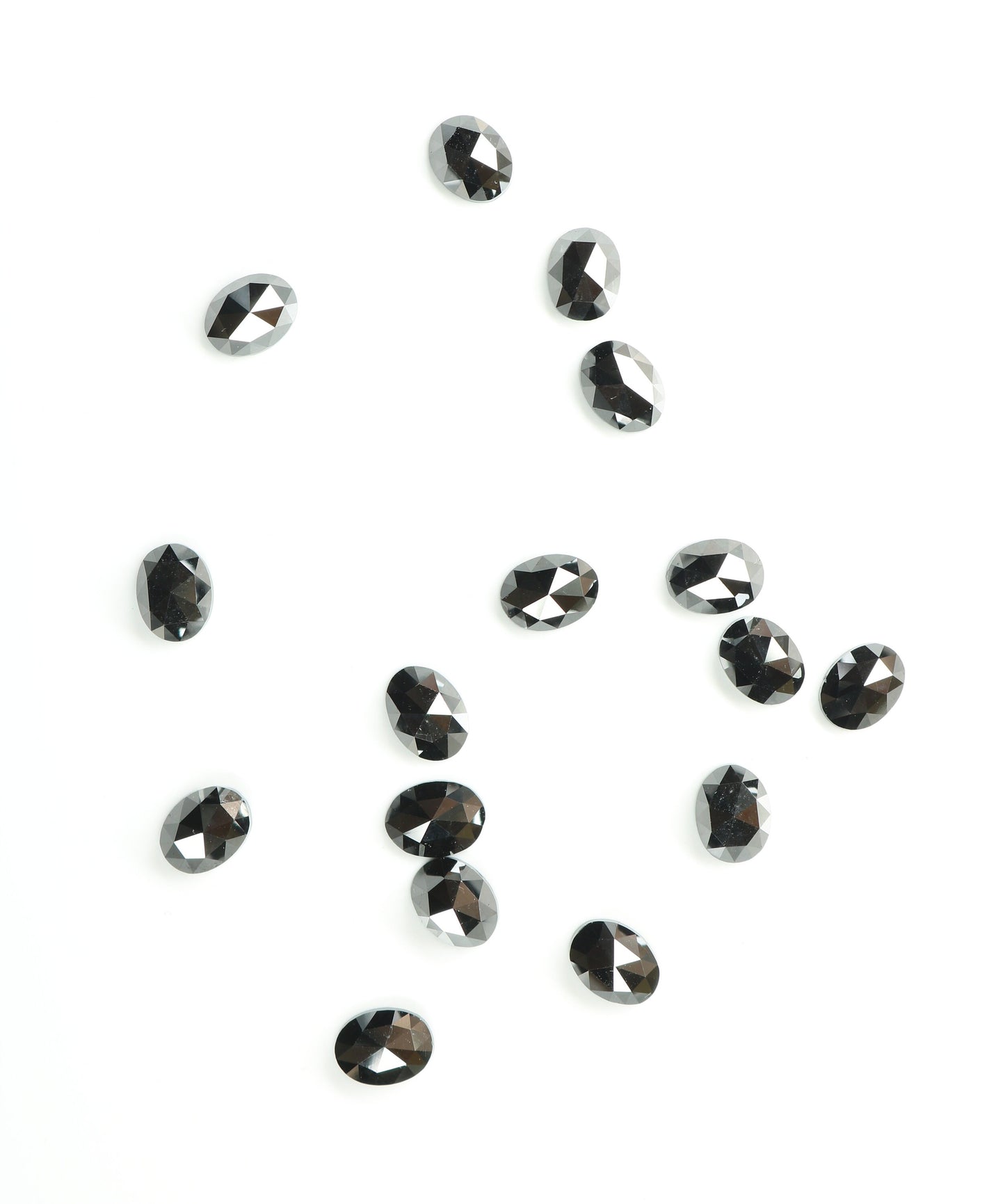 Natural Loose Oval Cut Black Diamond | Wholesale Gemstone for Jewelry Making | Earrings, Necklaces, Rings
