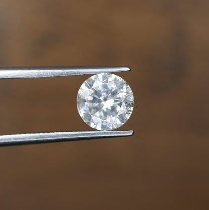 0.93 CT White Round Loose Rustic Diamond for Engagement Rings | Wedding Jewelry | Perfect Gift for Girlfriend or Wife