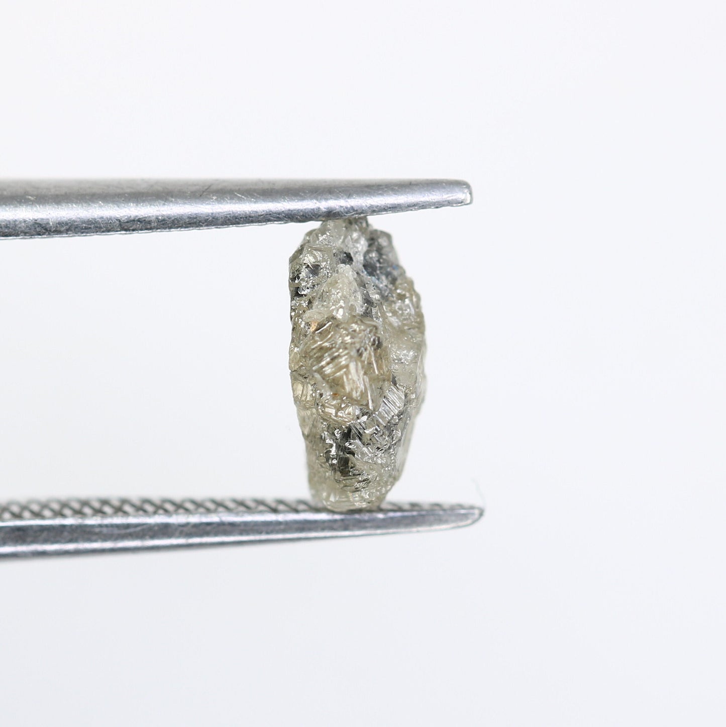 1.23ct Salt And Pepper Rough Diamond For Engagement RingFor Gold Ring Diamonds