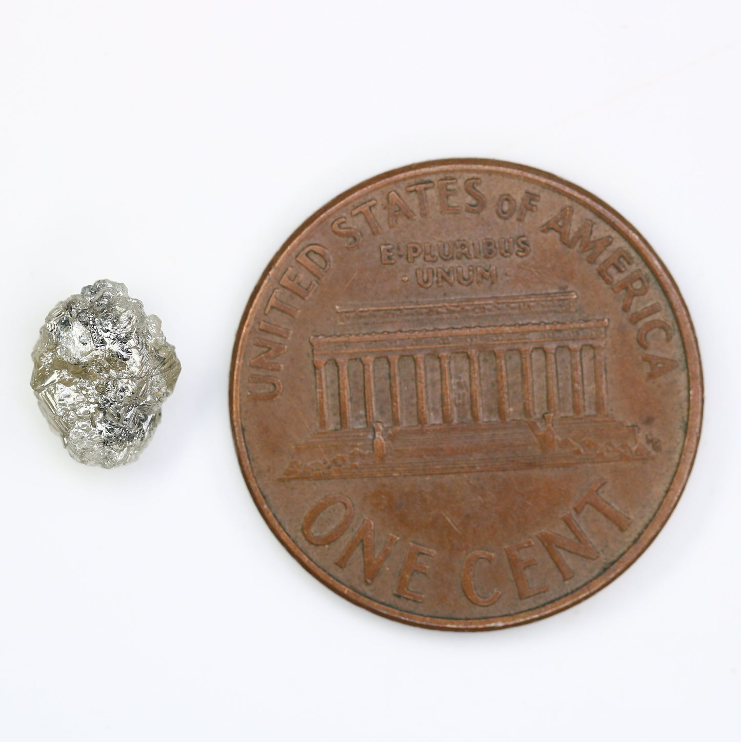 1.23ct Salt And Pepper Rough Diamond For Engagement RingFor Gold Ring Diamonds