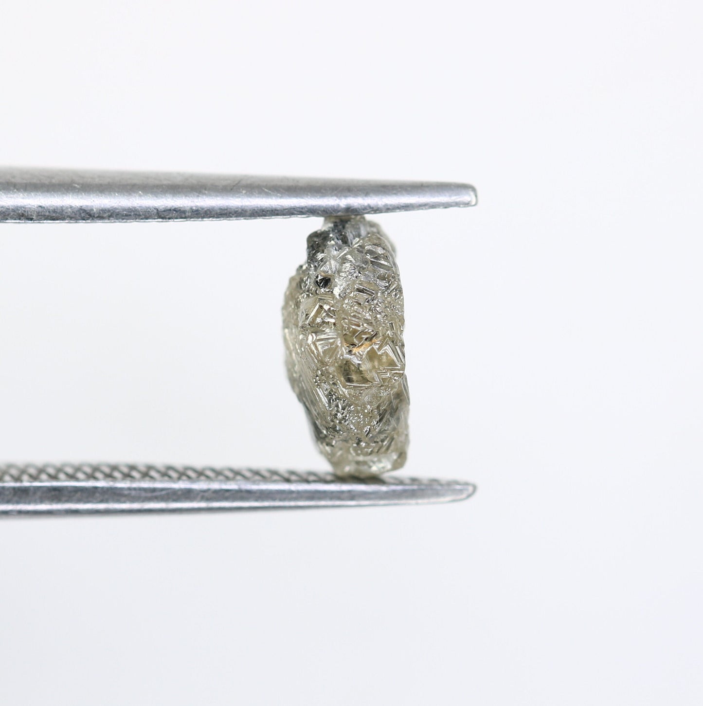 1.23ct Salt And Pepper Rough Diamond For Engagement RingFor Gold Ring Diamonds