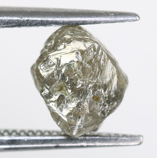 1.67ct Loose Rough Salt And Pepper DiamondFor Gold Ring Diamonds
