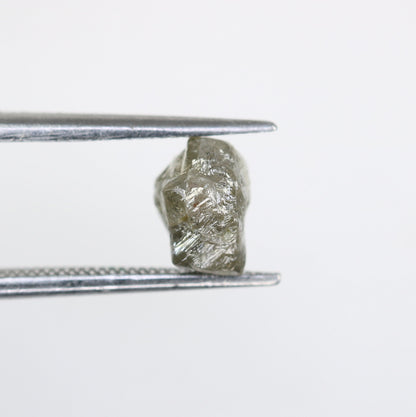 1.67ct Loose Rough Salt And Pepper DiamondFor Gold Ring Diamonds