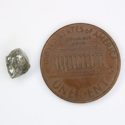 1.67ct Loose Rough Salt And Pepper DiamondFor Gold Ring Diamonds