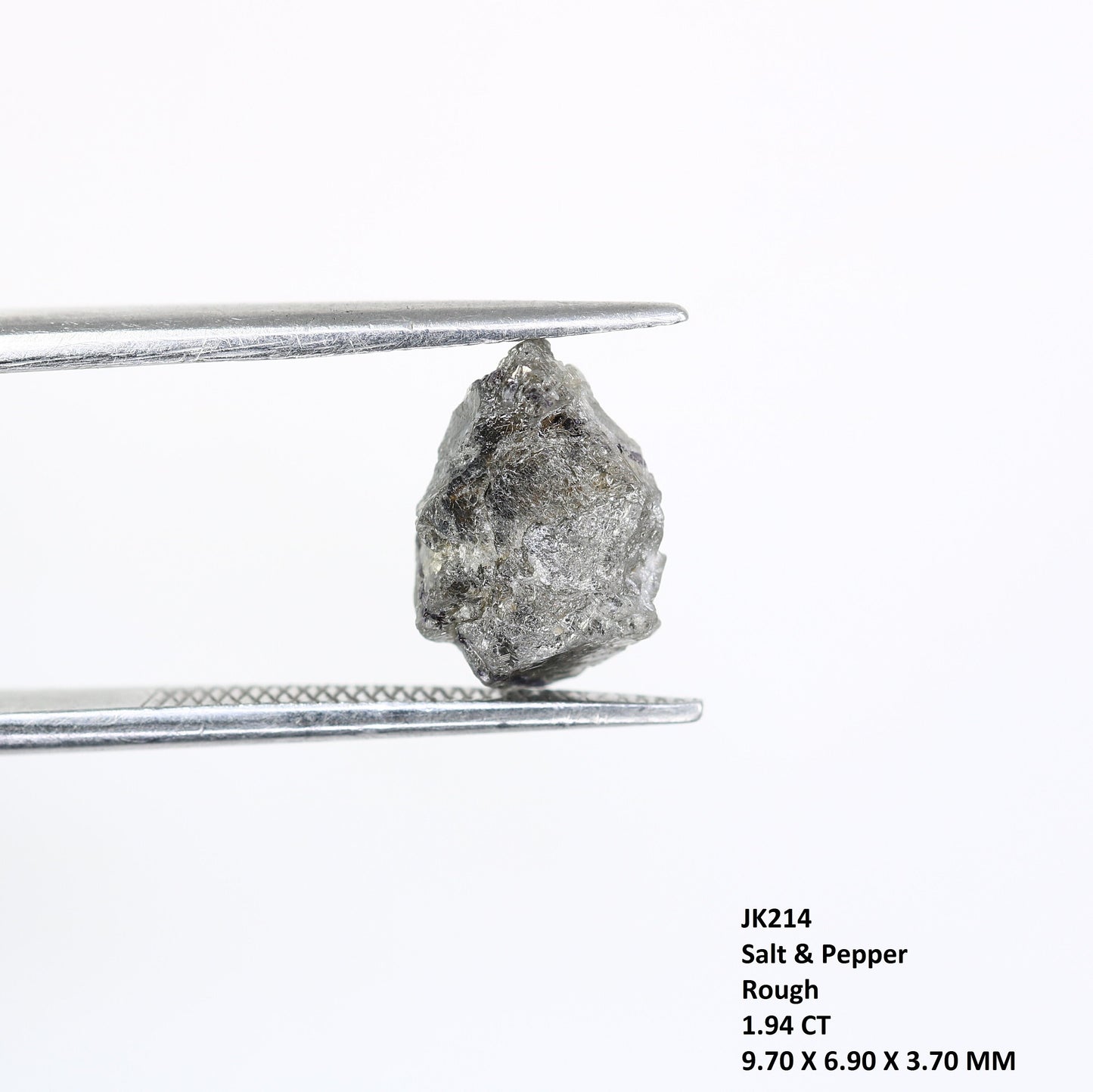 1.94ct Raw Salt And Pepper Diamond For RingFor Gold Ring Diamonds