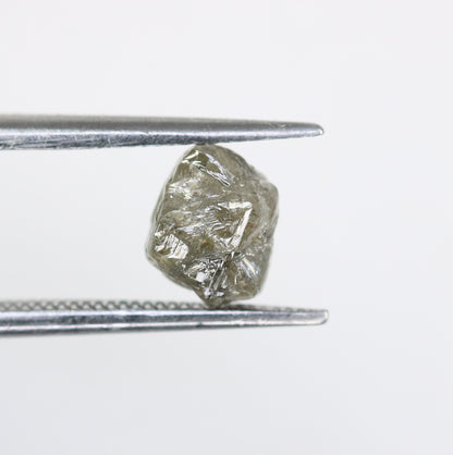1.67ct Loose Rough Salt And Pepper DiamondFor Gold Ring Diamonds