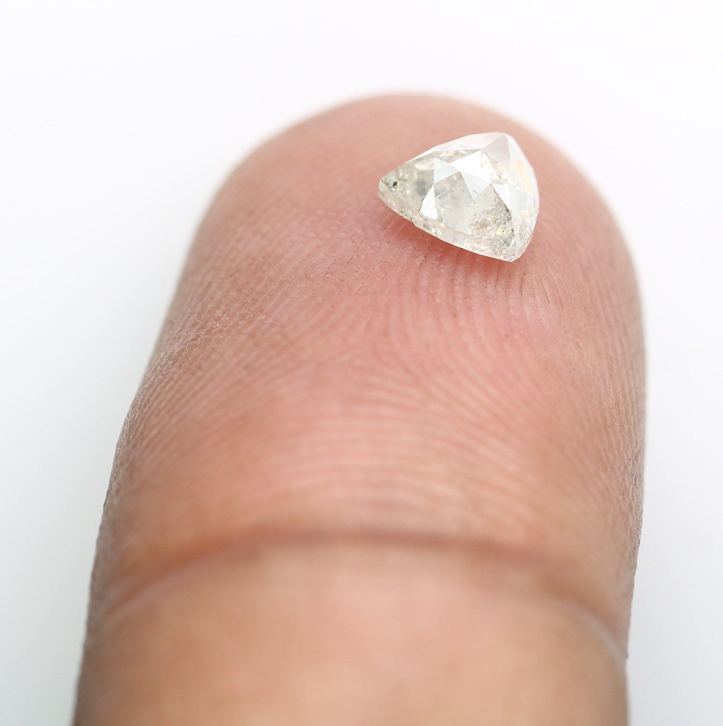Salt and Pepper Triangle Cut Diamond, Natural Loose Unique Diamonds, For bracelet & pendant necklace, handmade Victorian jewelry women gift