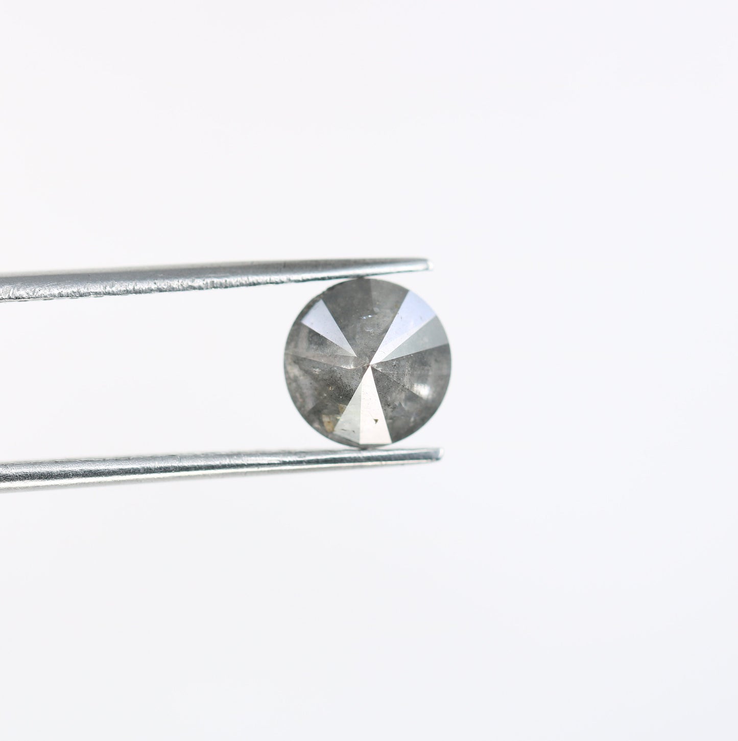 1.73 CT Gray Round Brilliant Cut Rustic Diamond for Engagement Rings | Wedding Jewelry | Ideal Gift for Wife or Mother |Perfect Wedding Gift