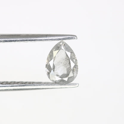 Grey Pear Salt and Pepper Diamond Engagement RingFor Gold Ring Diamonds