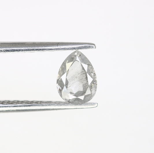 Grey Pear Salt and Pepper Diamond Engagement RingFor Gold Ring Diamonds