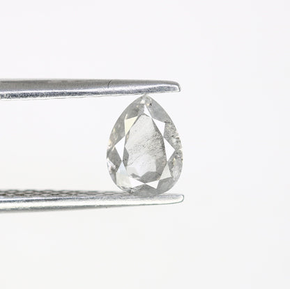 Grey Pear Salt and Pepper Diamond Engagement RingFor Gold Ring Diamonds