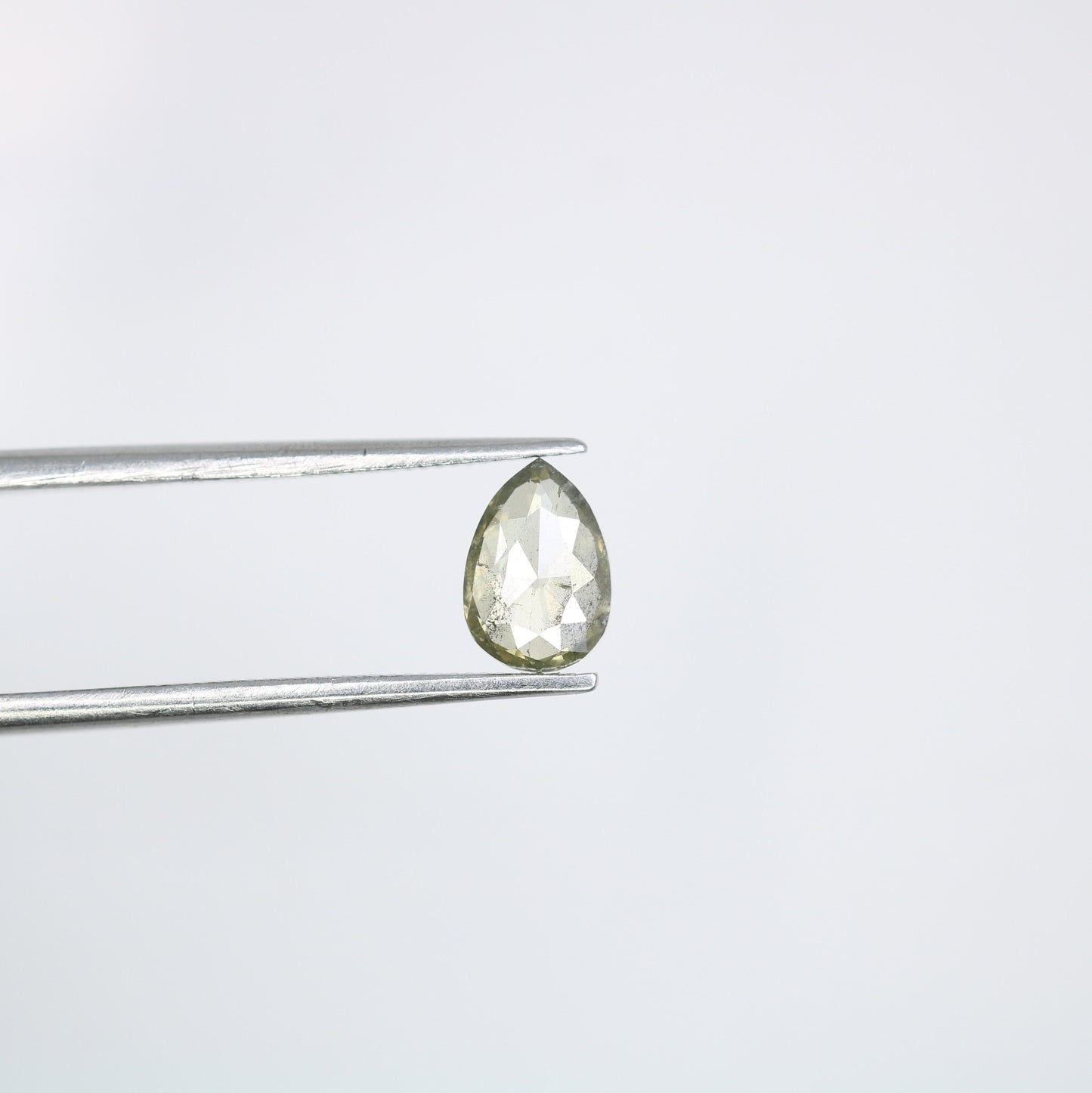 0.66 CT Salt And Pepper Pear Diamond, Natural Loose Diamond, Engagement Ring and Wedding BandsFor Gold Ring Diamonds
