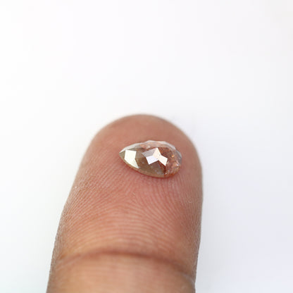 0.88 CT Pear Shape Galaxy Diamond | Unique Engagement Ring | Natural Gold Ring | Ethereal Diamond Jewelry