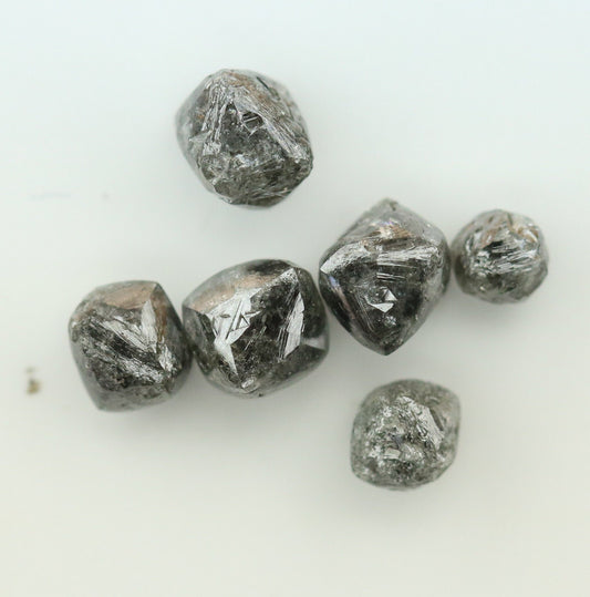 2.72 CT Black Grey Loose Rough Diamond For Engagement RingFor Gold Ring Diamonds