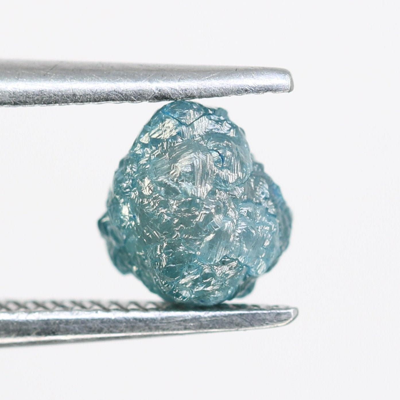 1.22 CT Uncut Blue Rough Diamond For Engagement RingFor Gold Ring Diamonds