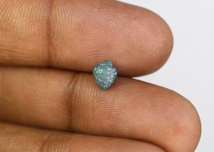 1.22 CT Uncut Blue Rough Diamond For Engagement RingFor Gold Ring Diamonds