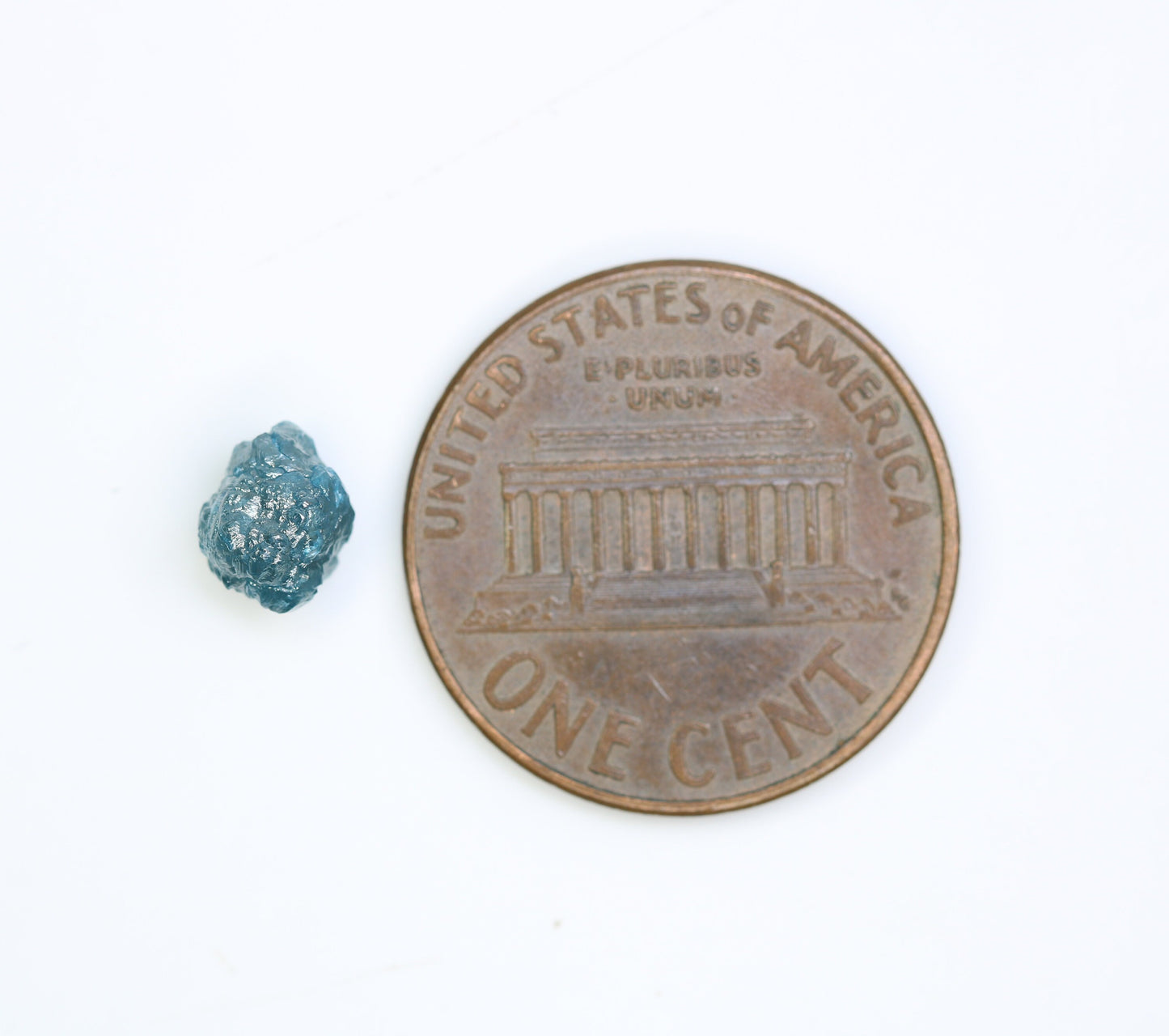 1.22 CT Uncut Blue Rough Diamond For Engagement RingFor Gold Ring Diamonds