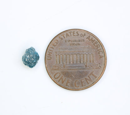 1.22 CT Uncut Blue Rough Diamond For Engagement RingFor Gold Ring Diamonds