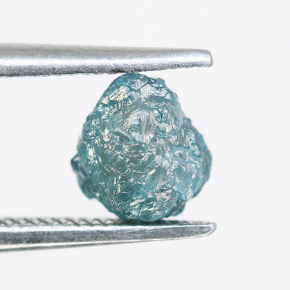 1.22 CT Uncut Blue Rough Diamond For Engagement RingFor Gold Ring Diamonds