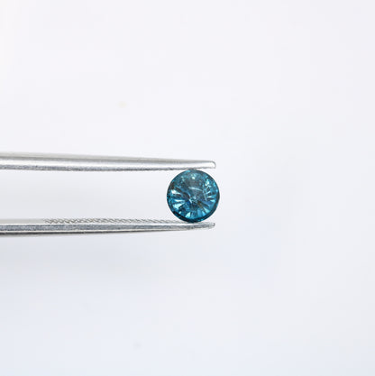 4.60 MM Round Brilliant Cut Blue Diamond for Engagement Rings | Ideal for Gold Ring Settings