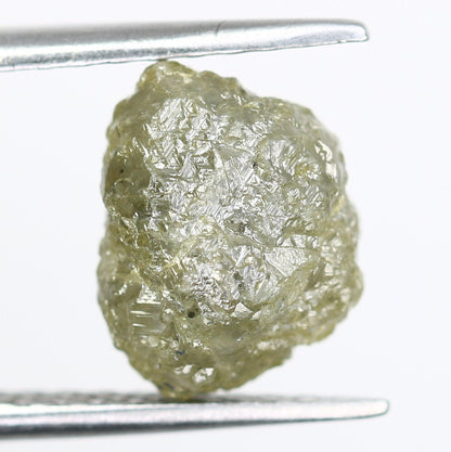 4.70 CT Light Green Rough Uncut Diamond For Engagement RingFor Gold Ring Diamonds