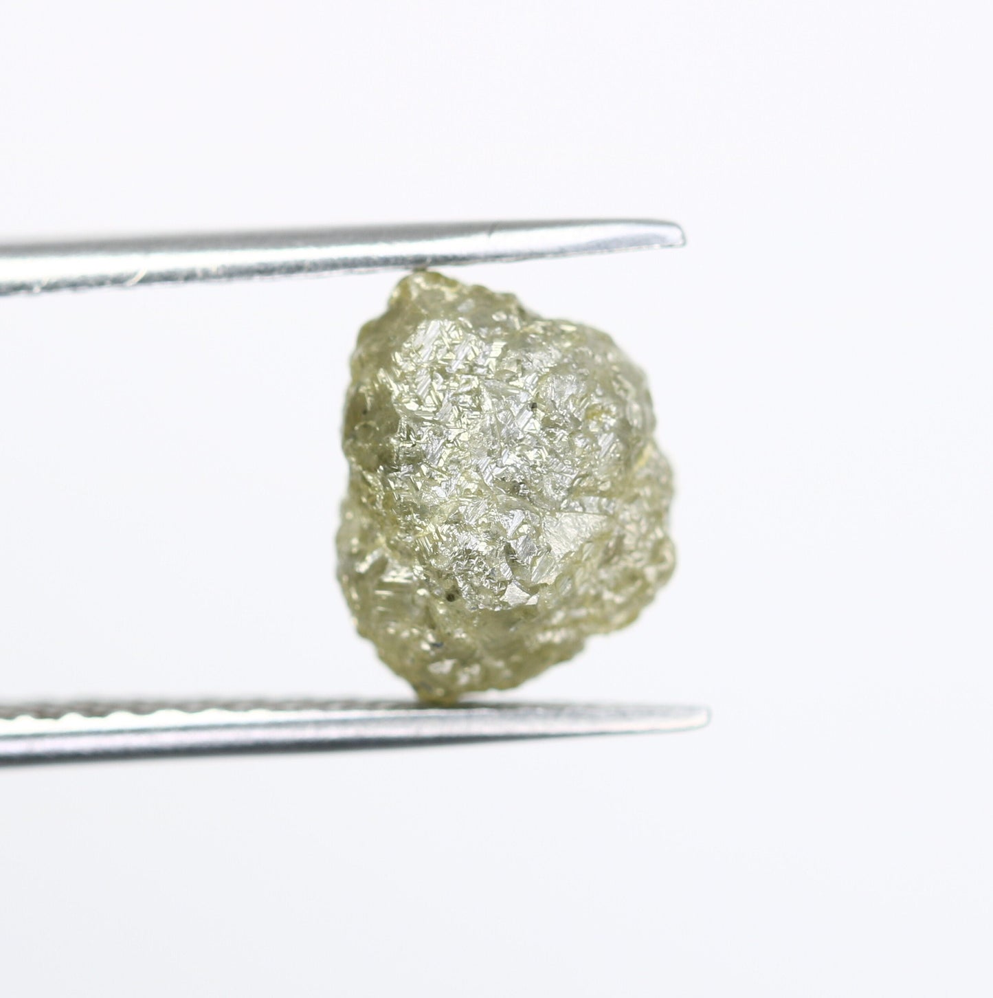 4.70 CT Light Green Rough Uncut Diamond For Engagement RingFor Gold Ring Diamonds