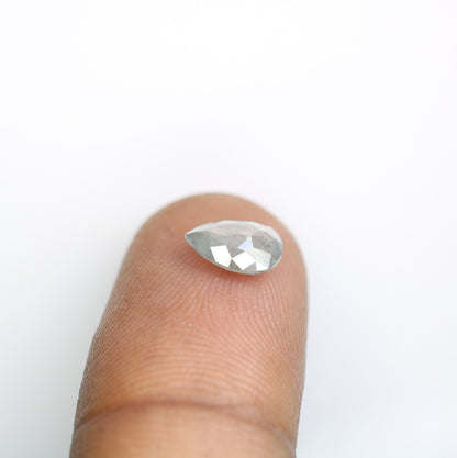Pear Salt and Pepper Diamond Engagement Ring for Gold Ring | Unique Rustic Diamond Jewelry | Customizable Gemstone Ring