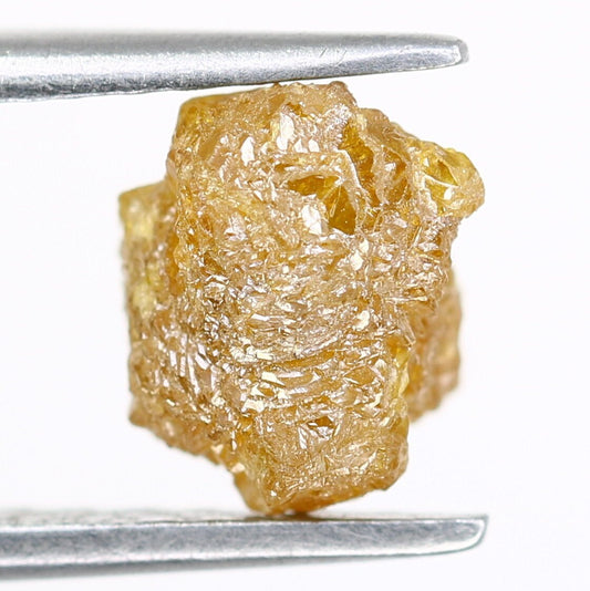 2.17 CT Raw Yellow Rough Uncut Diamond For Engagement RingFor Gold Ring Diamonds
