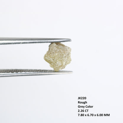 2.26 CT Grey Rough Raw Uncut Diamond For Engagement RingFor Gold Ring Diamonds