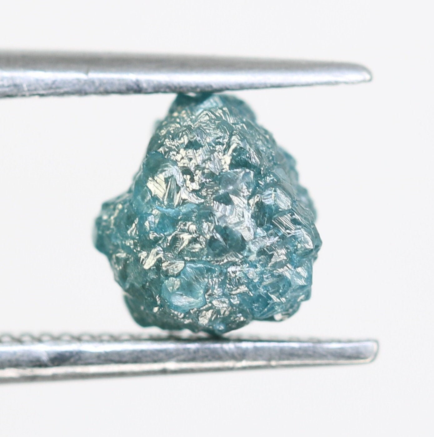 1.49 CT  Blue Uncut Rough Diamond For Engagement RingFor Gold Ring Diamonds