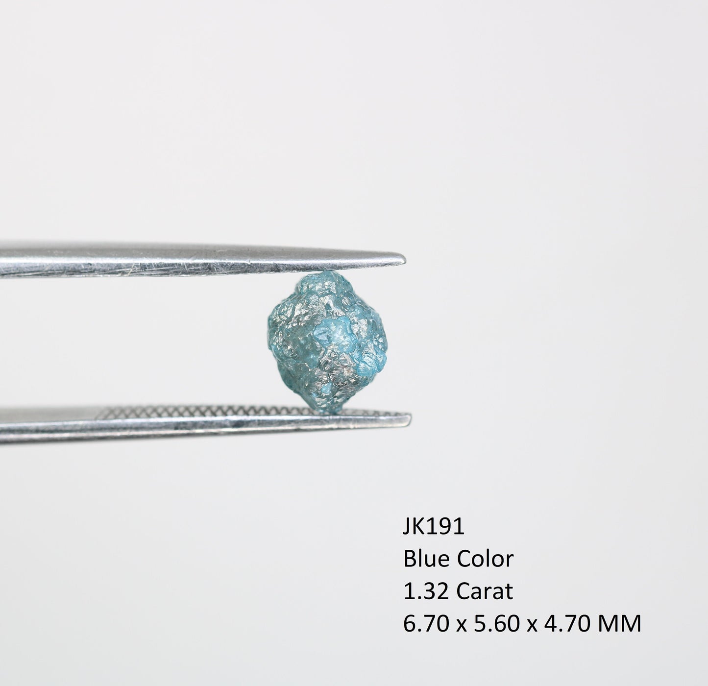 1.32 CT Blue Uncut Rough Diamond For Engagement RingFor Gold Ring Diamonds