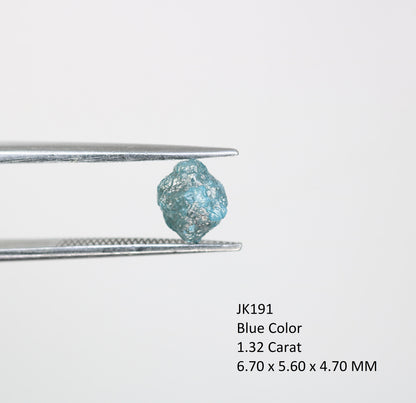 1.32 CT Blue Uncut Rough Diamond For Engagement RingFor Gold Ring Diamonds