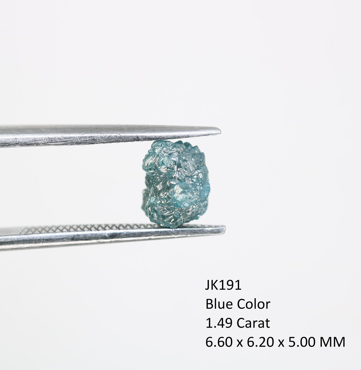 1.49 CT  Blue Uncut Rough Diamond For Engagement RingFor Gold Ring Diamonds