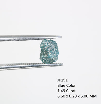 1.49 CT  Blue Uncut Rough Diamond For Engagement RingFor Gold Ring Diamonds