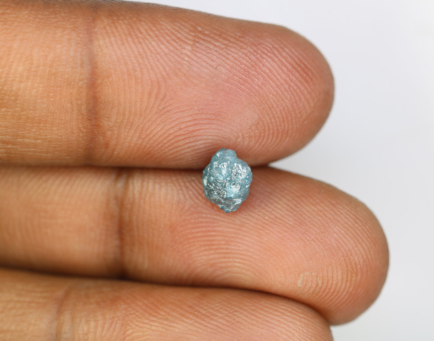 1.32 CT Blue Uncut Rough Diamond For Engagement RingFor Gold Ring Diamonds