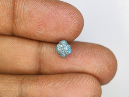 1.32 CT Blue Uncut Rough Diamond For Engagement RingFor Gold Ring Diamonds