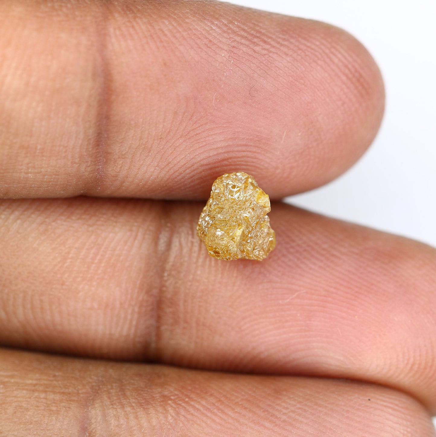 2.17 CT Raw Yellow Rough Uncut Diamond For Engagement RingFor Gold Ring Diamonds