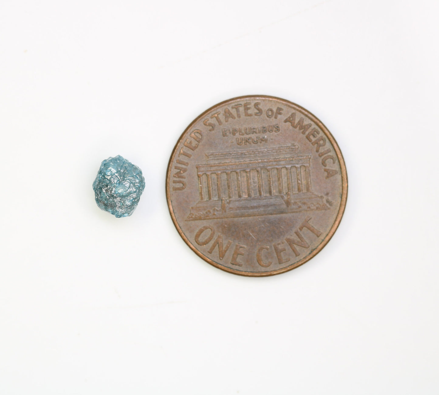 1.32 CT Blue Uncut Rough Diamond For Engagement RingFor Gold Ring Diamonds