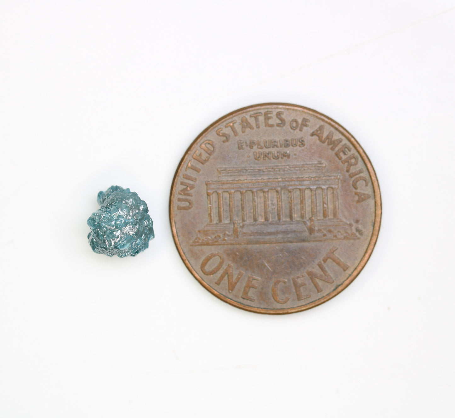 1.49 CT  Blue Uncut Rough Diamond For Engagement RingFor Gold Ring Diamonds