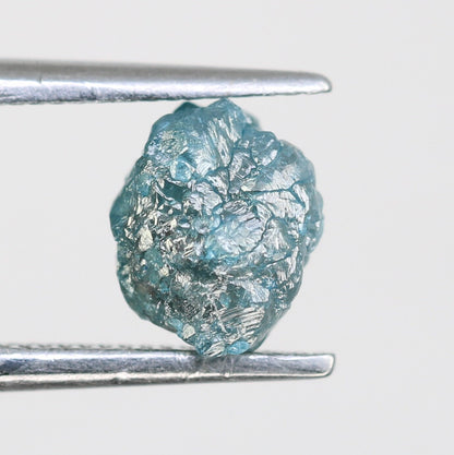 1.32 CT Blue Uncut Rough Diamond For Engagement RingFor Gold Ring Diamonds