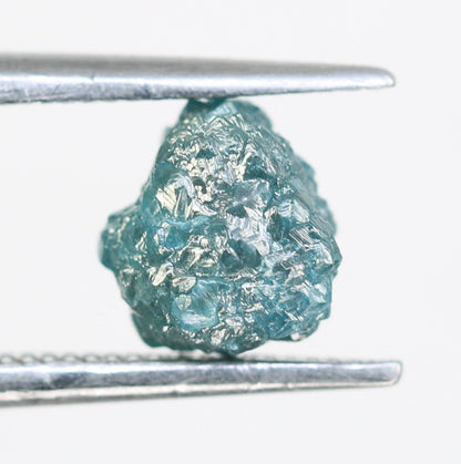 1.49 CT  Blue Uncut Rough Diamond For Engagement RingFor Gold Ring Diamonds