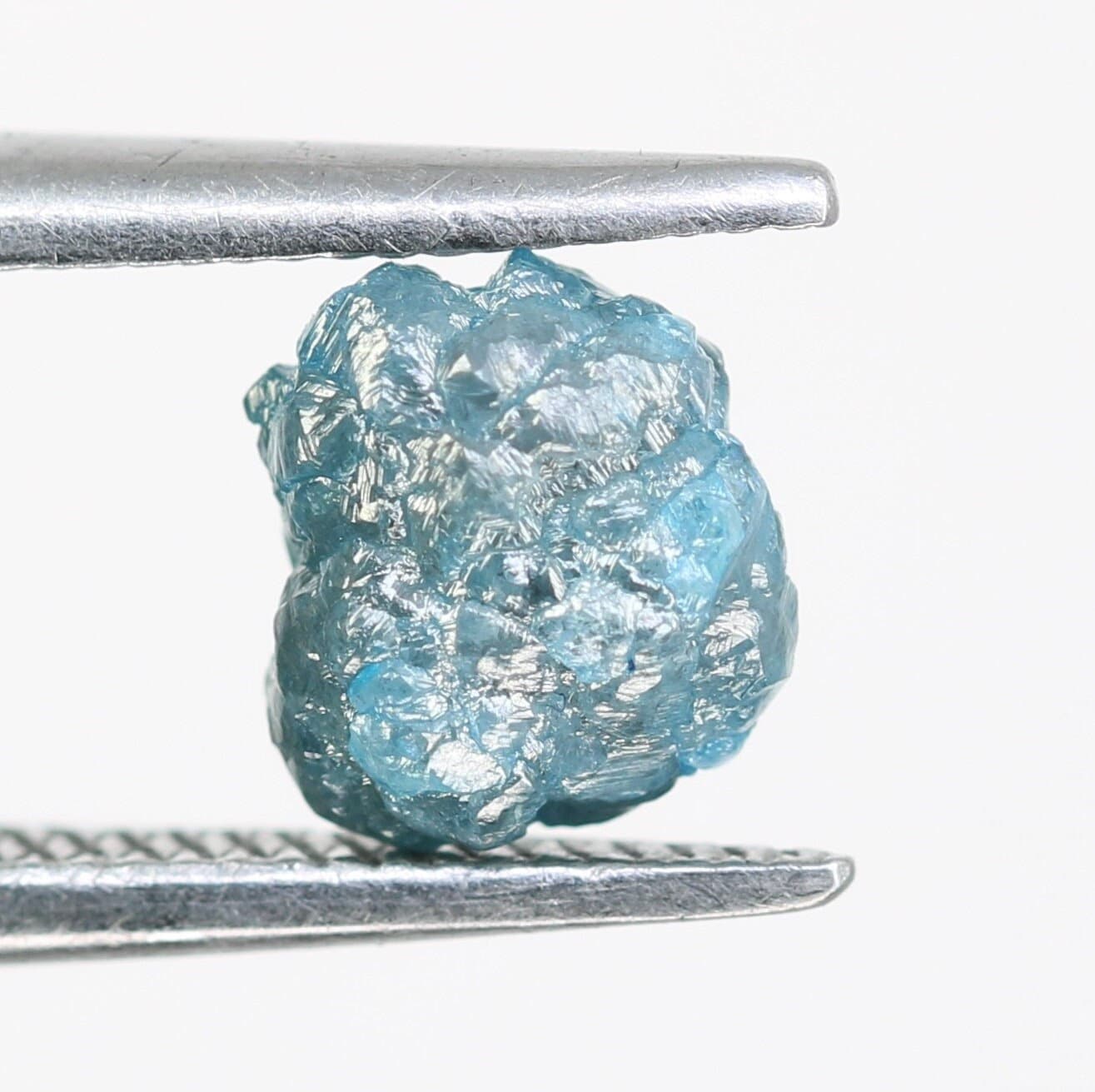 1.31 CT Uncut Rough Blue Diamond For Engagement RingFor Gold Ring Diamonds